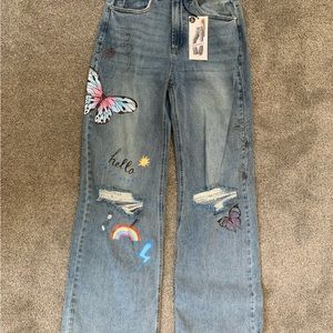 High waist flare leg jeans size 9/29